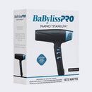 BaBylissPRO Limited Edition Black & Blue Nano Titanium High-Speed Dual Ionic Hair Dryer (BNTMB9100)