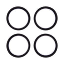 Braids & Freckles 4pc Silicone Ring Set