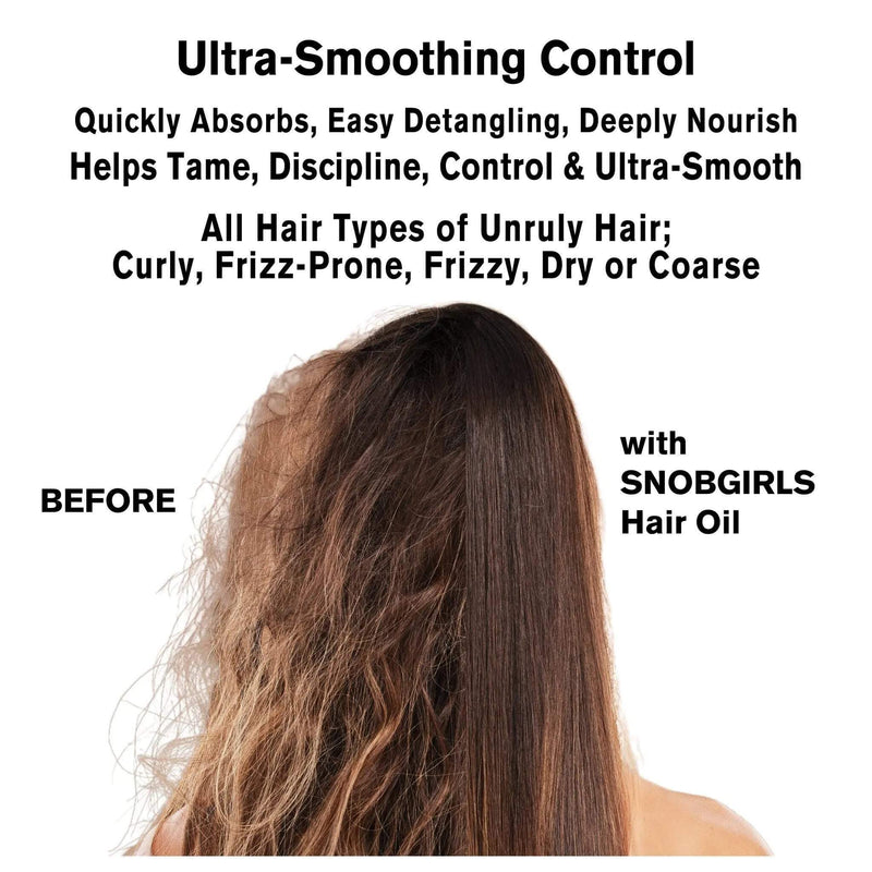 SnobGirls Curalign Ultra-Smoothing Control Intensive Leave-In Hair Oil - 15 Capsules (13ml/0.44oz)