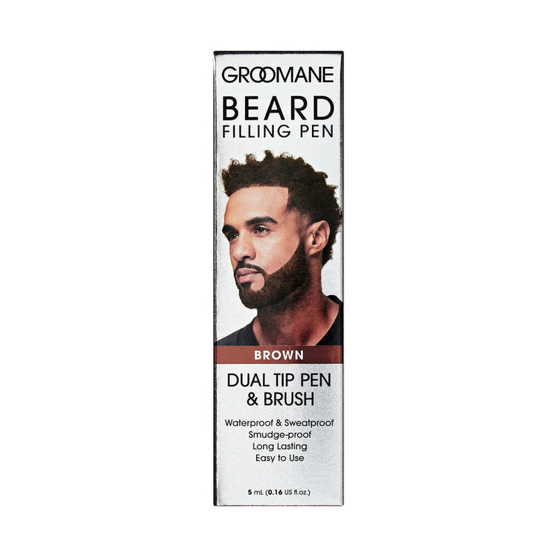 GROOMANE Waterproof Beard Filling Dual Tip Pen & Brush