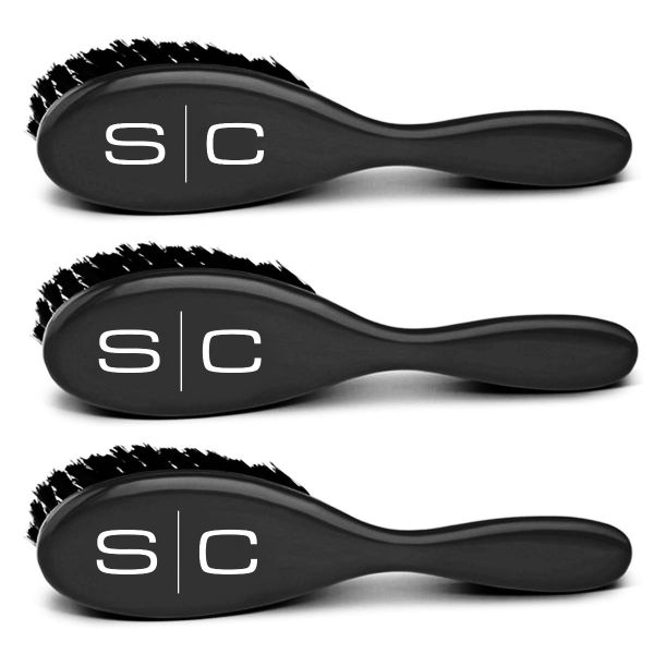 StyleCraft The Fresh Cut Fade Barber Brush - 3pk