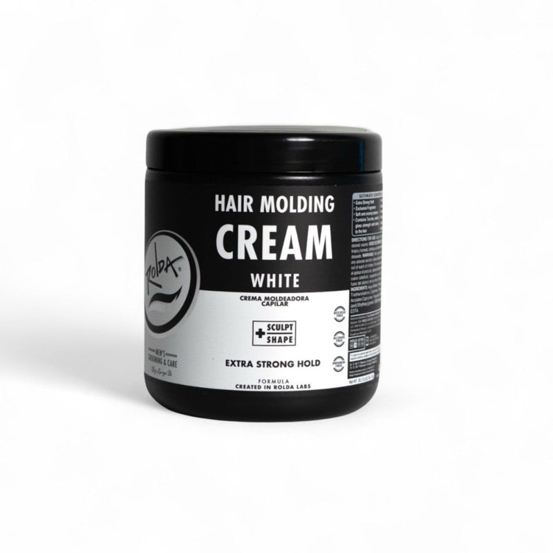 Rolda Extra Strong Hold Medium Shine Sculpt Shape Hair Molding Cream - White