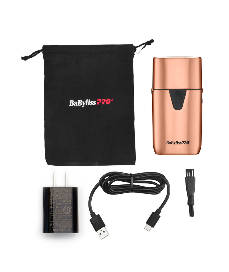 Babyliss PRO UV-Disinfecting Single Foil Shaver - Rose Gold (FXLFS1RG)