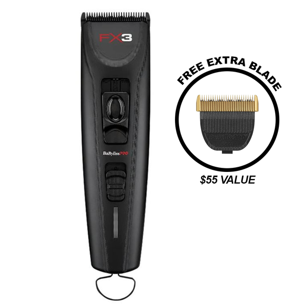 BaBylissPRO FX3 Matte Black Professional High-Torque BaBylissPRO FX3 Matte Black Professional High-Torque