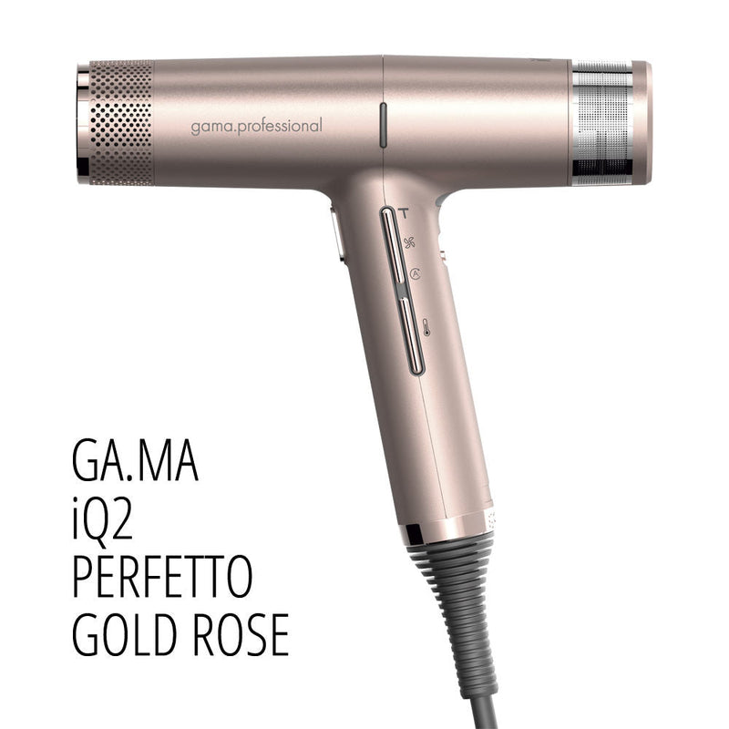 Braids & Freckles Small Magnetic Tray Set w/ GA.MA Italy IQ2 Perfetto Rose Gold Dryer