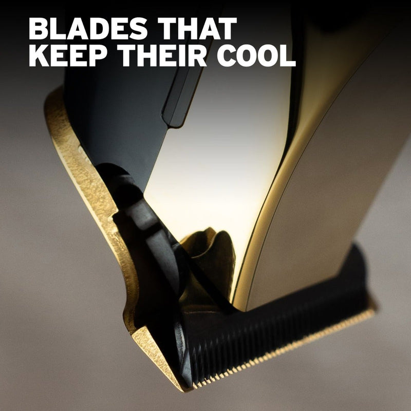 Wahl Professional 5 Star DLC/Titanium T-Wide Gold Plated Blade Set (2215-700)
