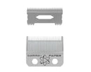 Gamma+ Fixed Stainless Steel Faper Clipper Blade w/ Slim Deep Cutter Blade Set (GP526S)