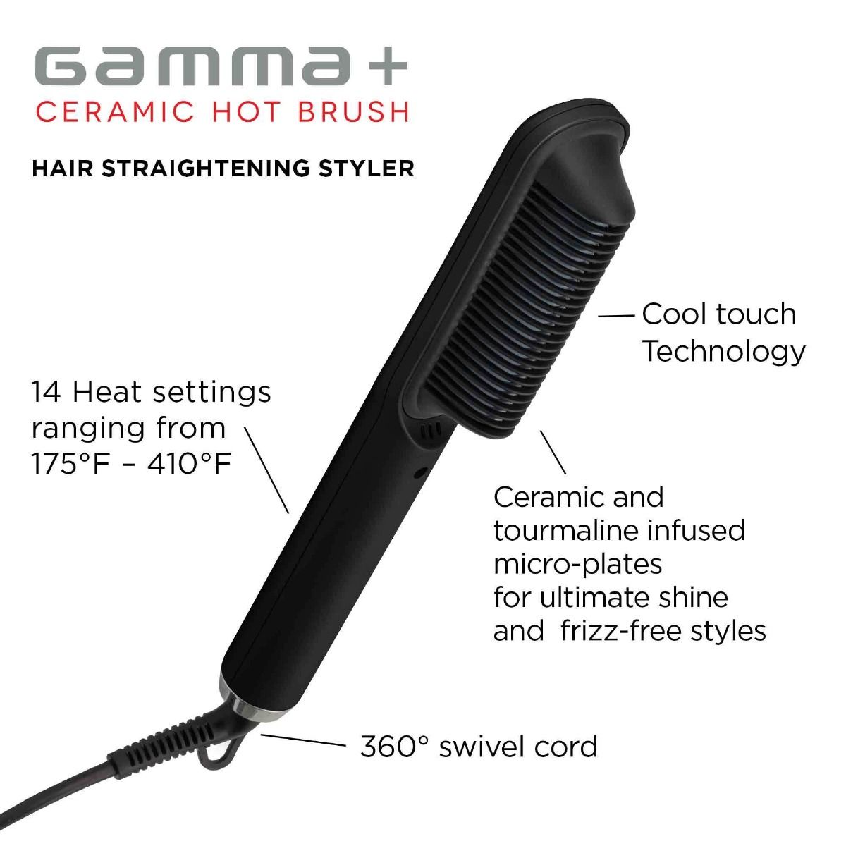 Gamma+ Ceramic Hot Brush (GP701B)