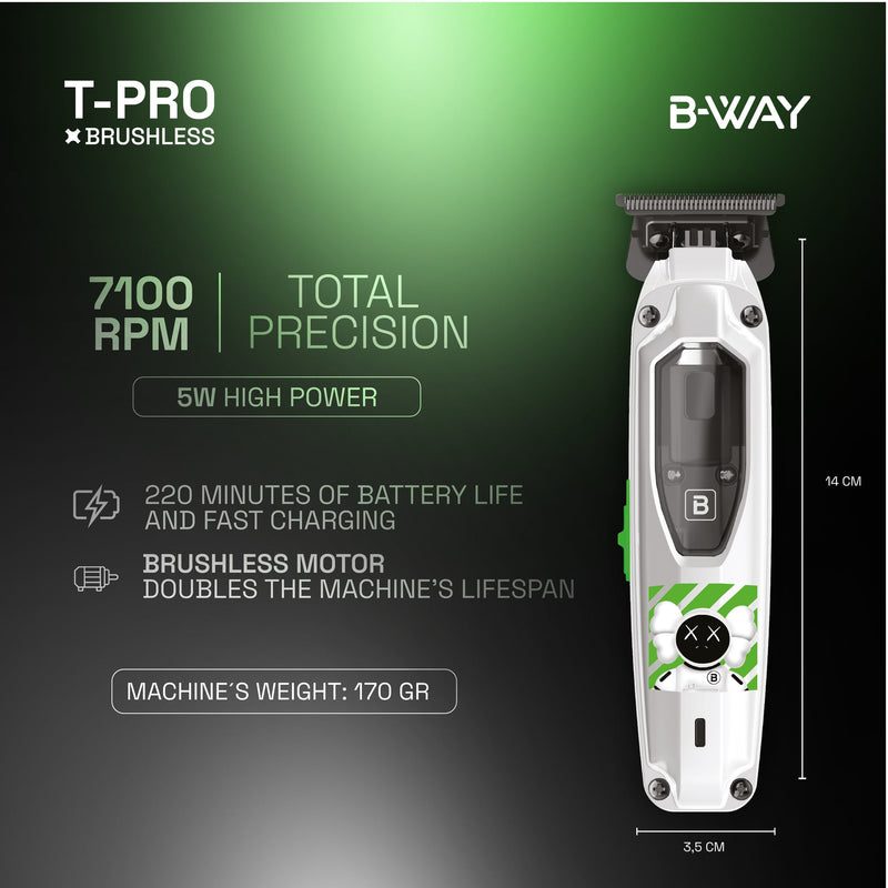 B-Way T-PRO Cord/Cordless Trimmer (BW18051)