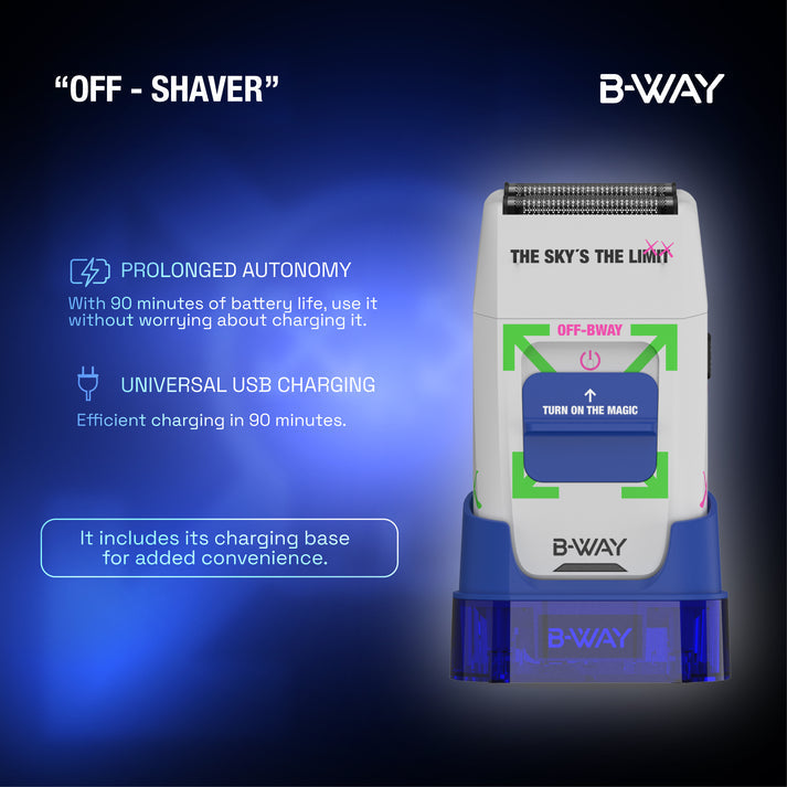 B-Way Off-Shaver Cordless Double Foil Shaver