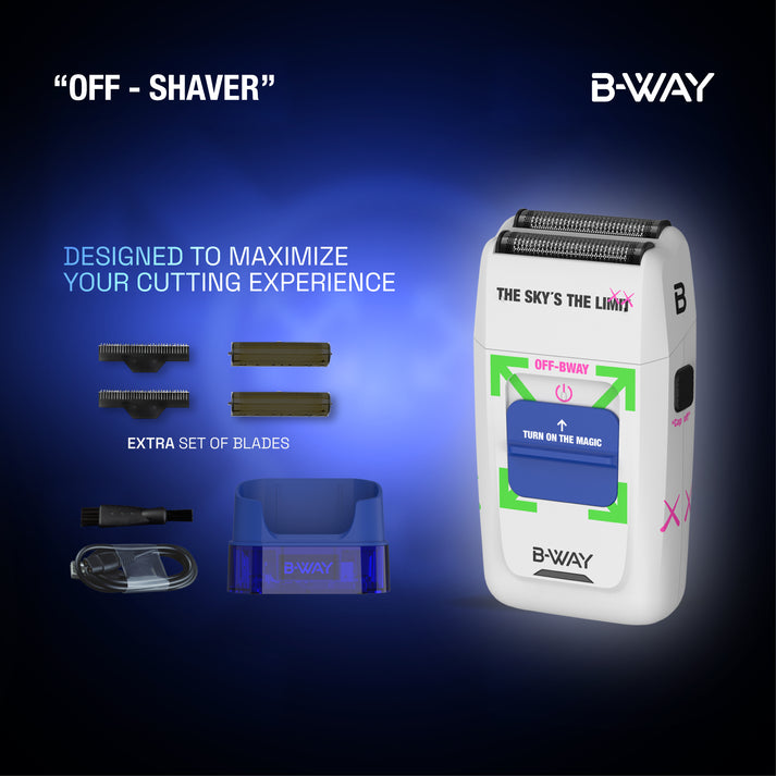 B-Way Off-Shaver Cordless Double Foil Shaver
