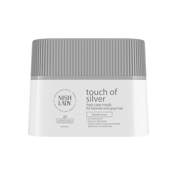 NishLady Touch of Silver Hair Mask for Blonde/Gray Hair (296ml/9.30oz)