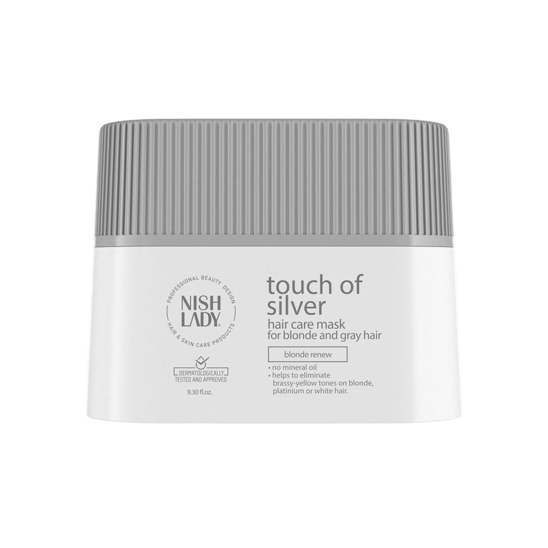 NishLady Touch of Silver Hair Mask for Blonde/Gray Hair (296ml/9.30oz)