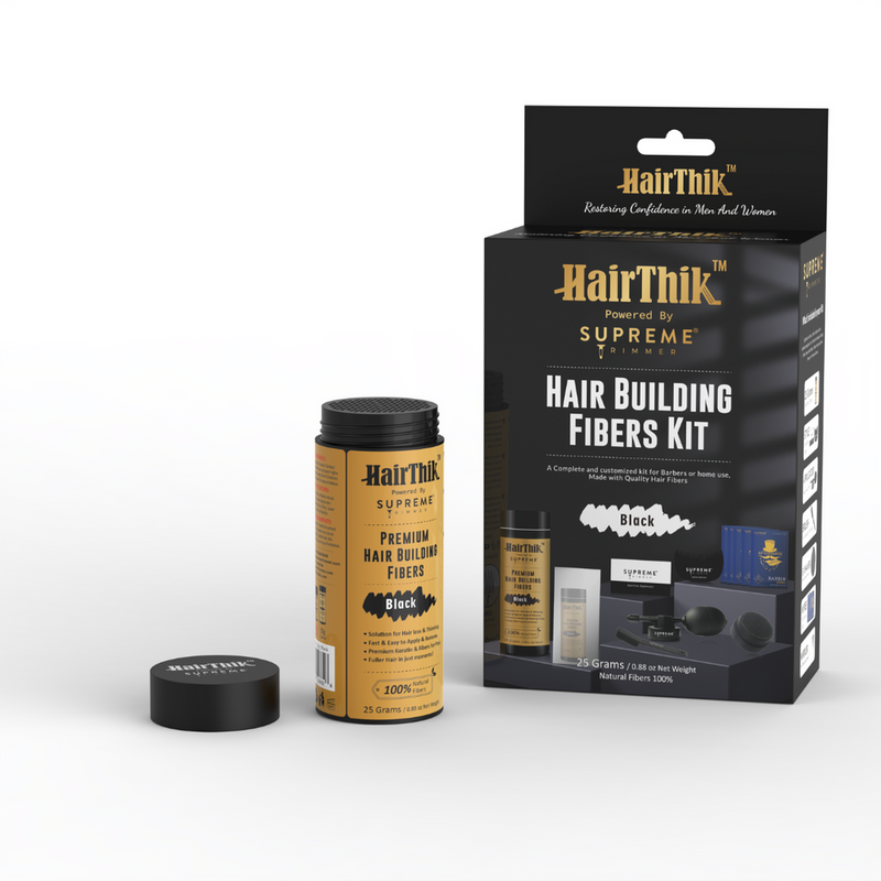 Supreme Trimmer HairThik 100% Natural Hair Fibers Kit