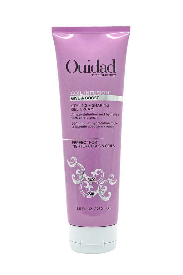 Ouidad Coil Infusion Give A Boost Styling + Shaping Gel Cream for Tight Curls & Coils (250ml/8.5oz)