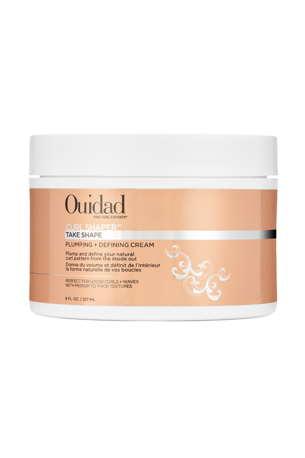 Ouidad Curl Shaper Take Shape Plumping & Defining Curl Cream for Loose Curls + Waves w/ Med - Thick Textures (227ml/8oz)