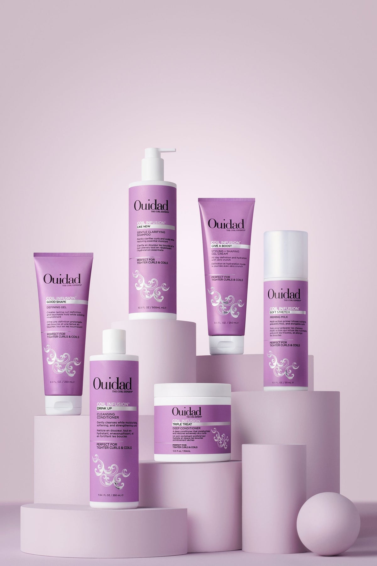 Ouidad Coil Infusion Give A Boost Styling + Shaping Gel Cream for Tigh