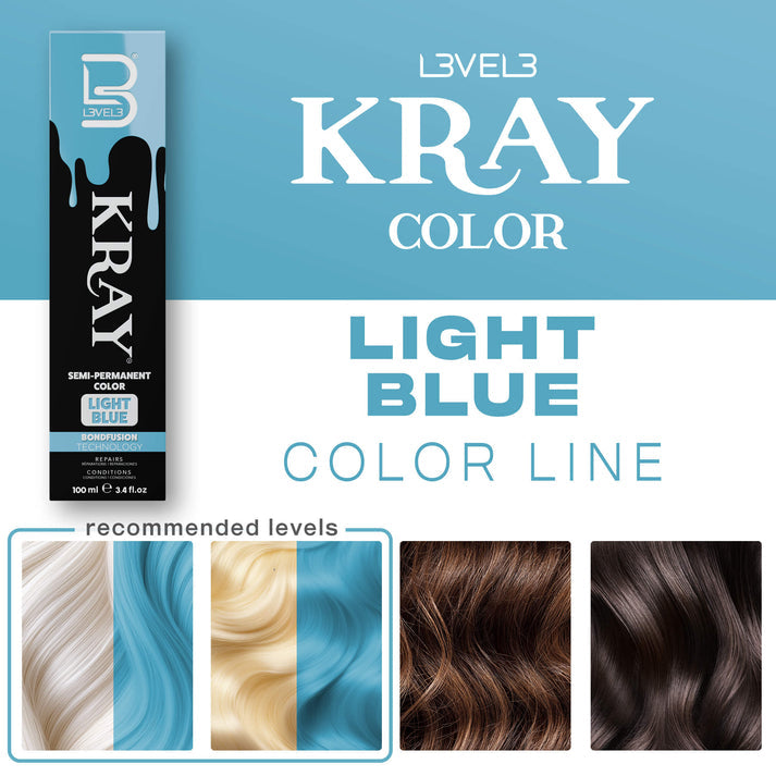 L3VEL3 Kray Semi-Permanent Hair Color (100ml/3.4oz) [Choose Color]