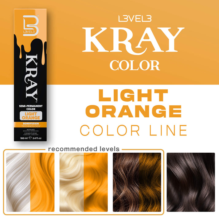 L3VEL3 Kray Semi-Permanent Hair Color (100ml/3.4oz) [Choose Color]