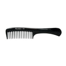 Pegasus Hard Rubber Comb (502) 9" Space Teeth Shampoo/Color Rake Handle Comb