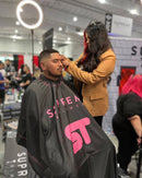 Supreme Trimmer ST Logo Hair Cutting Cape w/ Hook Clip
