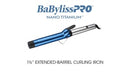 BaBylissPRO Nano Titanium Extended Barrel Curling Iron