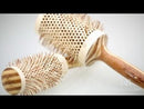 Olivia Garden Healthy Hair Eco Friendly Natural Bamboo Ceramic Ionic Thermal Brush Collection (HHT)