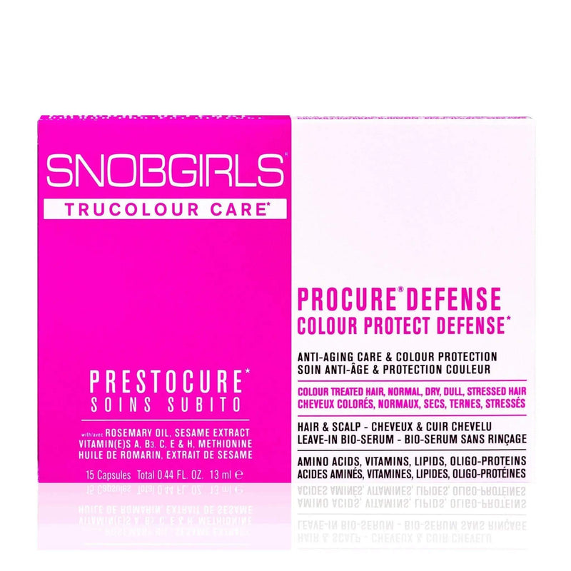 SnobGirls ProCure Intensive Leave-In Hair Oil Capsules for Color Treated, Normal, Dry or Dull Hair - 15 Capsules (13ml/0.44oz)