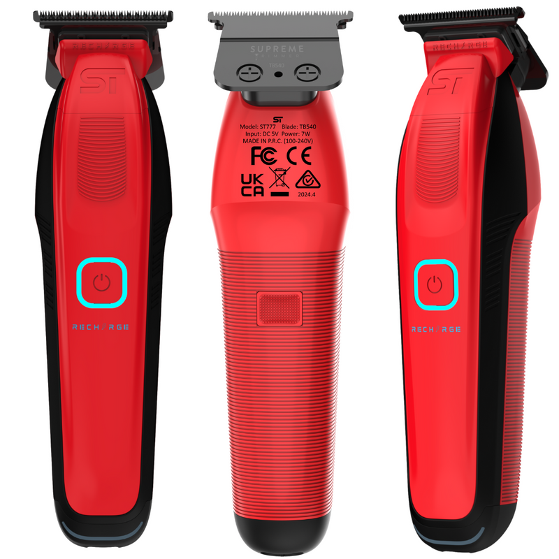 Supreme Trimmer Recharge Trimmer with Removable Battery and Smart Charging Base (ST777)