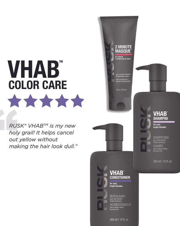 Rusk VHAB Shampoo for Cool, Bright Blondes