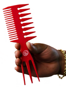 Rolda 8.25" Multi-Style 3-in-1 Barber Fish Comb