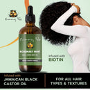 Sunny Isle Rosemary Mint Hair & Strong Roots Oil (4oz)