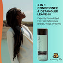 Sunny Isle Just for Wig, Weave, Braid & Extensions 2-in-1 Conditioner & Detangler (236.58ml/8oz)