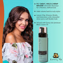 Sunny Isle Just for Wig, Weave, Braid & Extensions Fly-Away & Wrap Mousse (236.58oz/8oz)