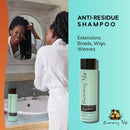 Sunny Isle Just for Wig, Weave, Braid & Extensions Residue Remover Shampoo w/ Jamaican Black Castor Oil (354.88ml/12oz)