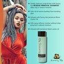 Sunny Isle Just for Wig, Weave, Braid & Extensions Residue Remover Shampoo w/ Jamaican Black Castor Oil (354.88ml/12oz)