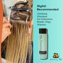 Sunny Isle Just for Wig, Weave, Braid & Extensions Residue Remover Shampoo w/ Jamaican Black Castor Oil (354.88ml/12oz)