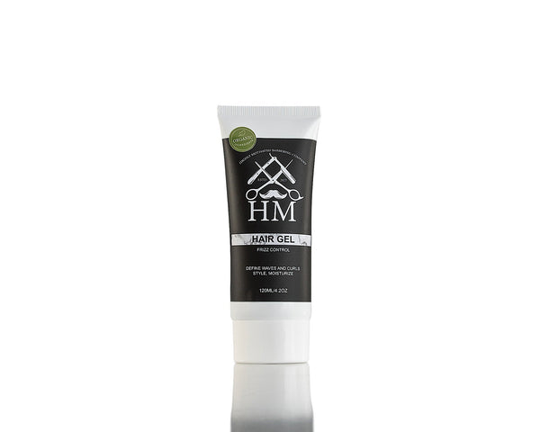 HM Barbering Co. 100% Organic Medium Hold Water Based Hair Flex Gel (120ml/4.2oz)