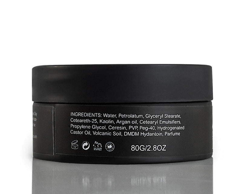 HM Barbering Co. 100% Organic Strong Hold Matte Clay (80g)