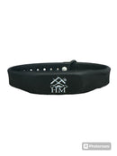 HM Barbering Co. Wristlink NFC Silicone Business Card on Your Wrist