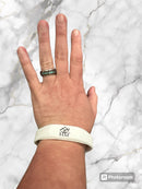 HM Barbering Co. Wristlink NFC Silicone Business Card on Your Wrist