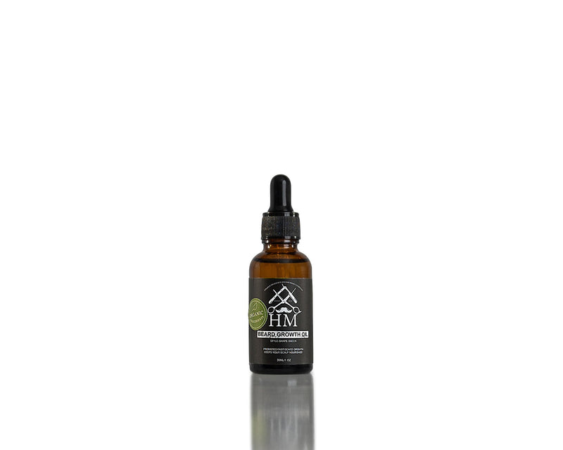 HM Barbering Co. 100% Organic Beard Growth Oil (30ml/1oz)