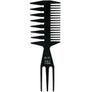 StyleCraft 3-in-1 Wide Tooth Texturizing Barber or Stylist Fish Hair Comb