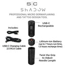 StyleCraft Shadow Professional 3-In-1 SMP/PMU Tattoo Machine w/ LCD Display