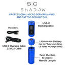 StyleCraft Shadow Professional 3-In-1 SMP/PMU Tattoo Machine w/ LCD Display