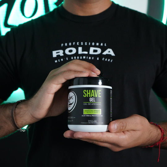 Rolda Shave Gel Cooling Effect w/ Aloe Vera & Provitamin B5 (17.63oz/500g)