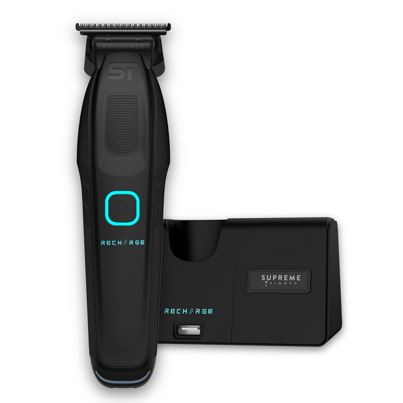 Supreme Trimmer Recharge Trimmer with Removable Battery and Smart Charging Base (ST777)