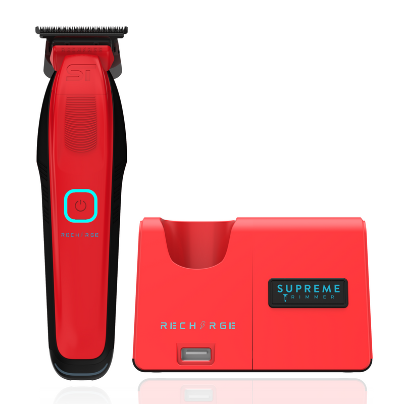 Supreme Trimmer Recharge Trimmer with Removable Battery and Smart Charging Base (ST777)