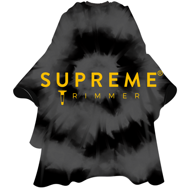 Supreme Trimmer Premium Hair Cutting Barber Cape w/ Hook Clip - Smoke Ring