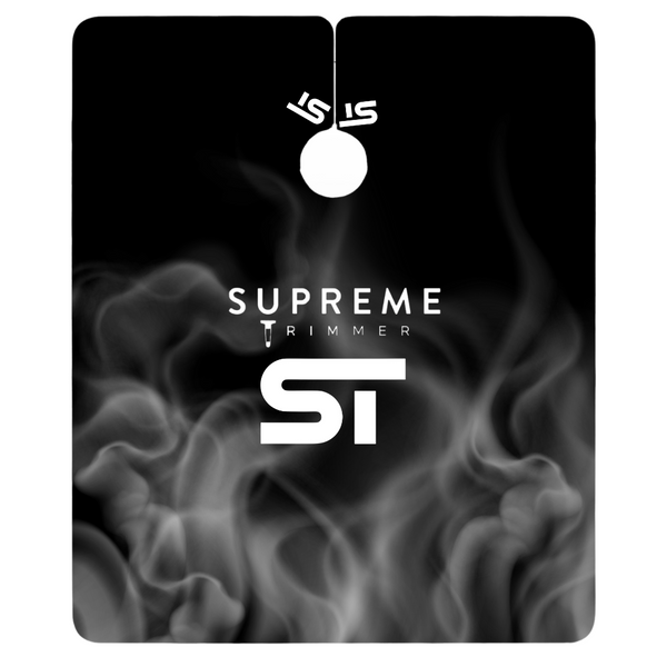 Supreme Trimmer Premium Hair Cutting Barber Cape w/ Hook Clip - Steele Smoke